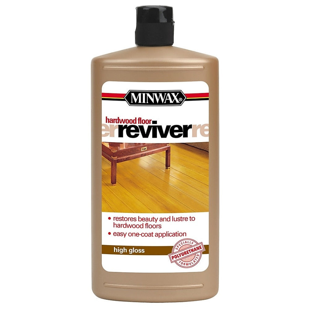 Minwax 609504444 1 Quart High Gloss Hardwood Floor Reviver