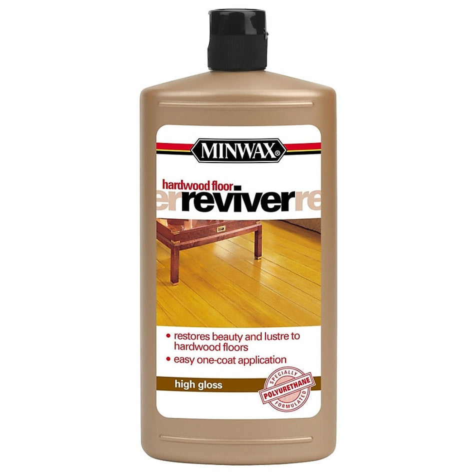 Minwax 609504444 1 Quart High Gloss Hardwood Floor Reviver