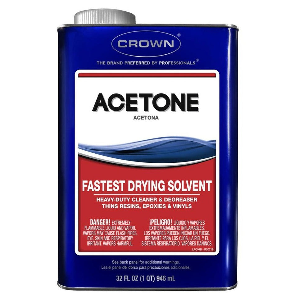 Crown CR.AC.M.64 Acetone, 1 Quart