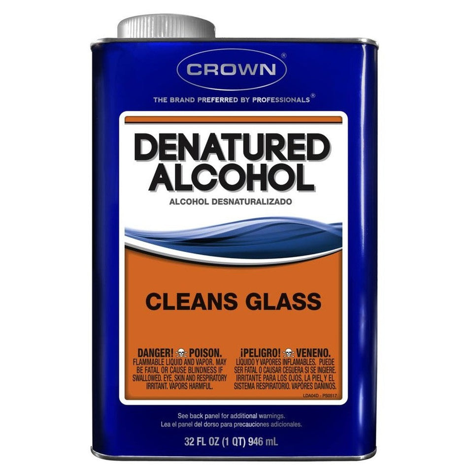 Crown CR.DA.M.64 Denatured Alcohol, 1 Quart