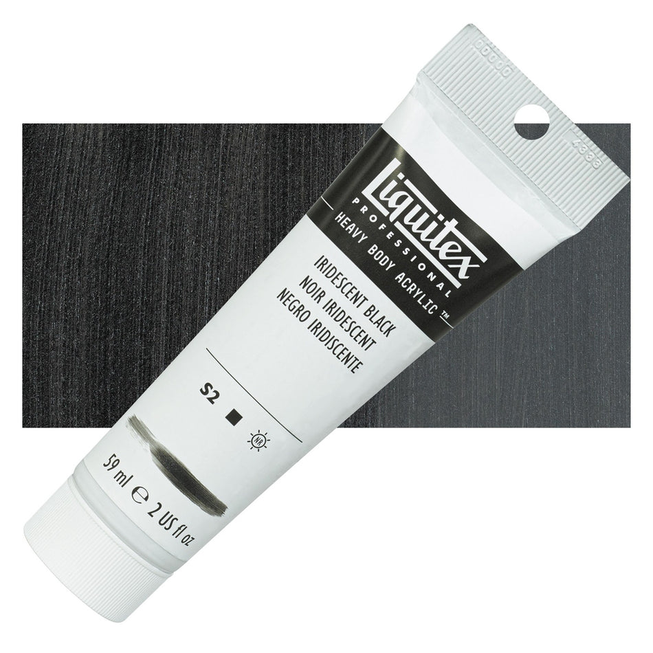 Liquitex 00617-2415 Heavy Body Acrylic - 2 fl. oz. Tube, Iridescent Black