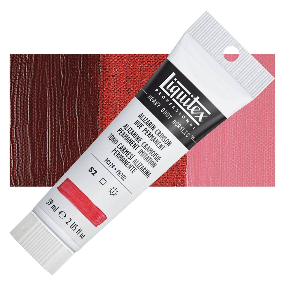 Liquitex 00617-3534 Heavy Body Acrylic - 2 fl. oz. Tube, Alizarin Crimson Hue Permanent