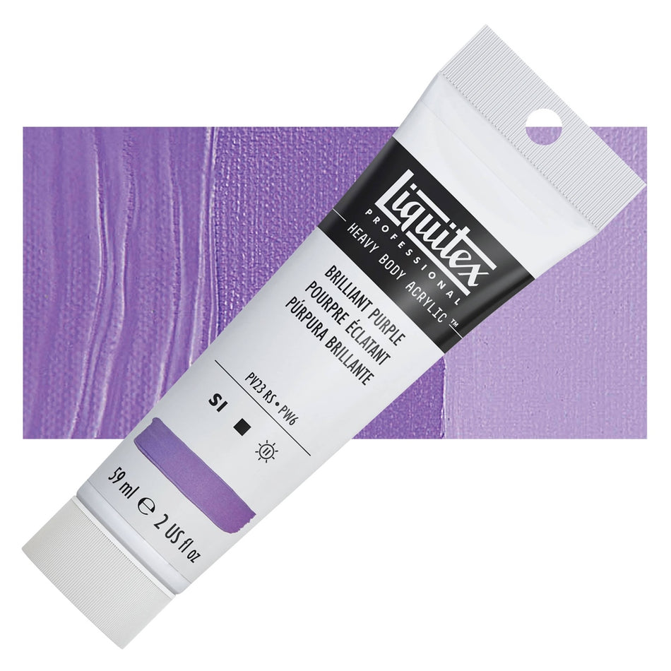 Liquitex 00617-6074 Heavy Body Acrylic - 2 fl. oz. Tube, Brilliant Purple