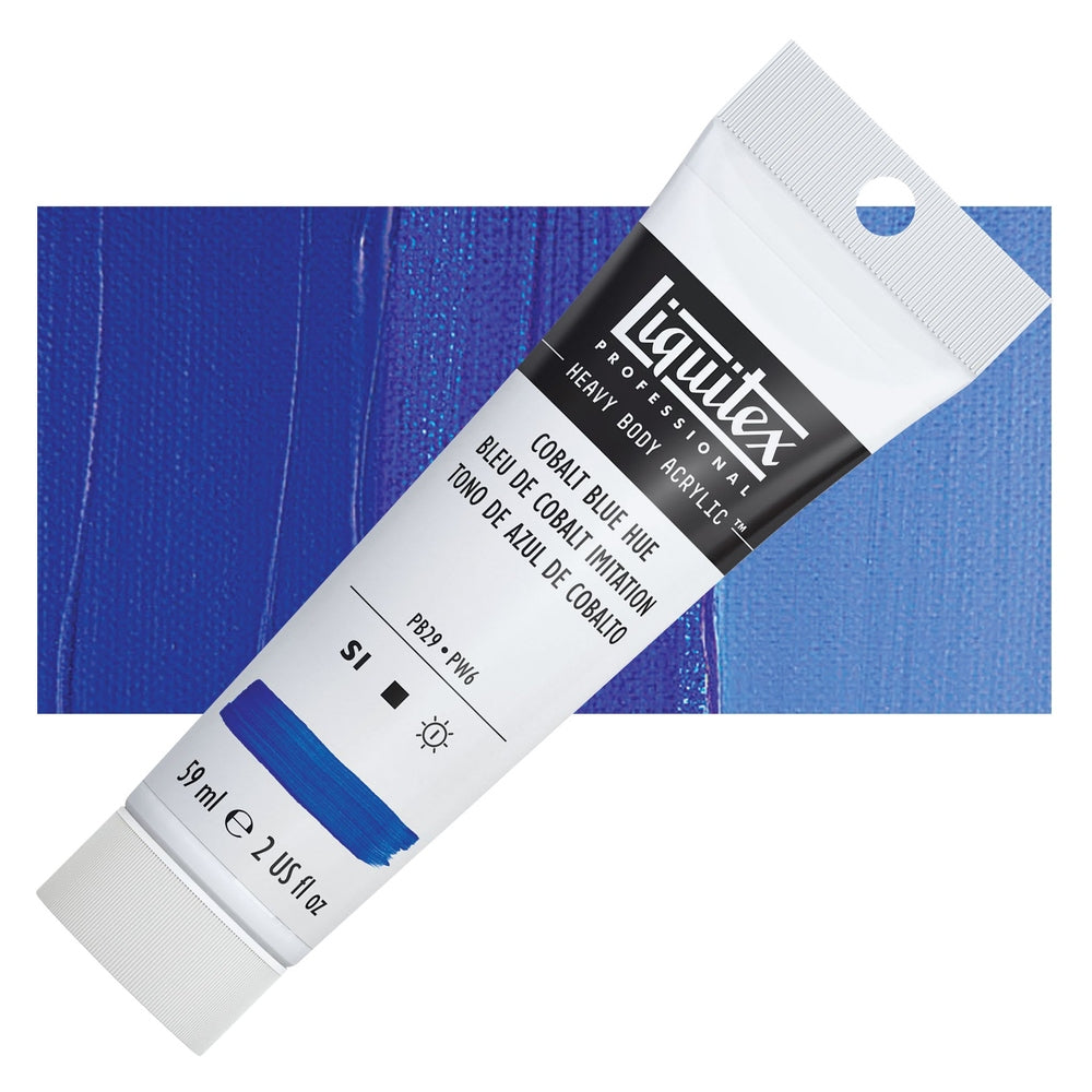 Liquitex 00617-6084 Heavy Body Acrylic - 2 fl. oz. Tube, Cobalt Blue Hue
