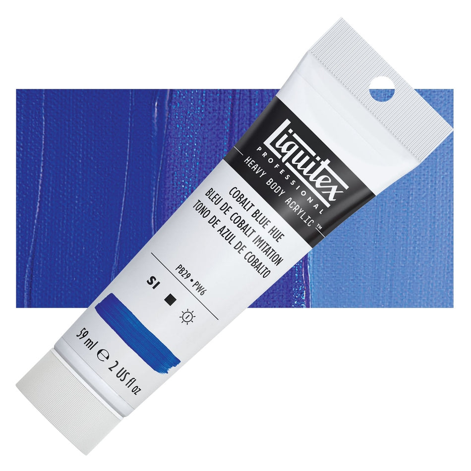 Liquitex 00617-6084 Heavy Body Acrylic - 2 fl. oz. Tube, Cobalt Blue Hue