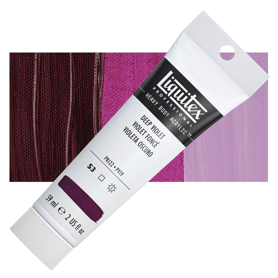 Liquitex 00617-6614 Heavy Body Acrylic - 2 fl. oz. Tube, Deep Violet