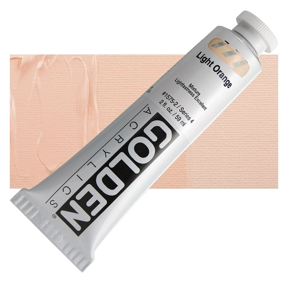 Golden 00620-4513 Heavy Body Acrylics, 2 fl. oz. Tube, Light Orange