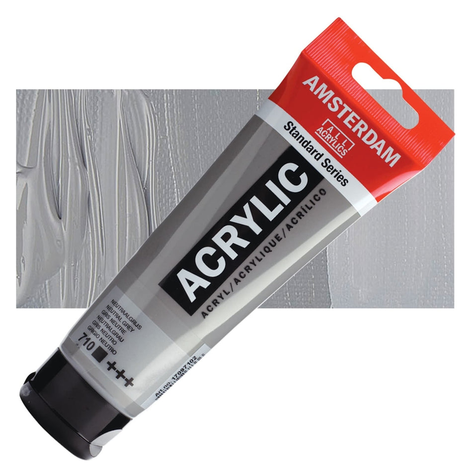 Royal Talens 00643-2543 Amsterdam Standard Series Acrylic - Neutral Grey, 120 ml Tube
