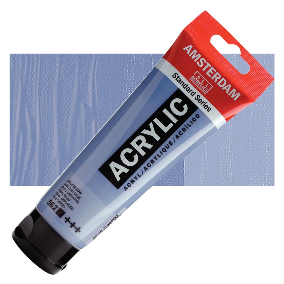 Royal Talens 00643-2603 Amsterdam Standard Series Acrylic - Greyish Blue, 120 ml Tube