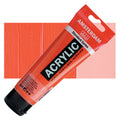 Royal Talens 00643-3193 Amsterdam Standard Series Acrylic - Naphthol Red Light, 120 ml Tube