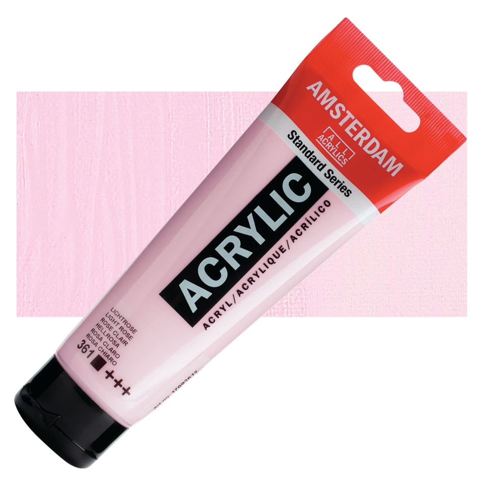 Royal Talens 00643-3503 Amsterdam Standard Series Acrylic - Light Rose, 120 ml Tube