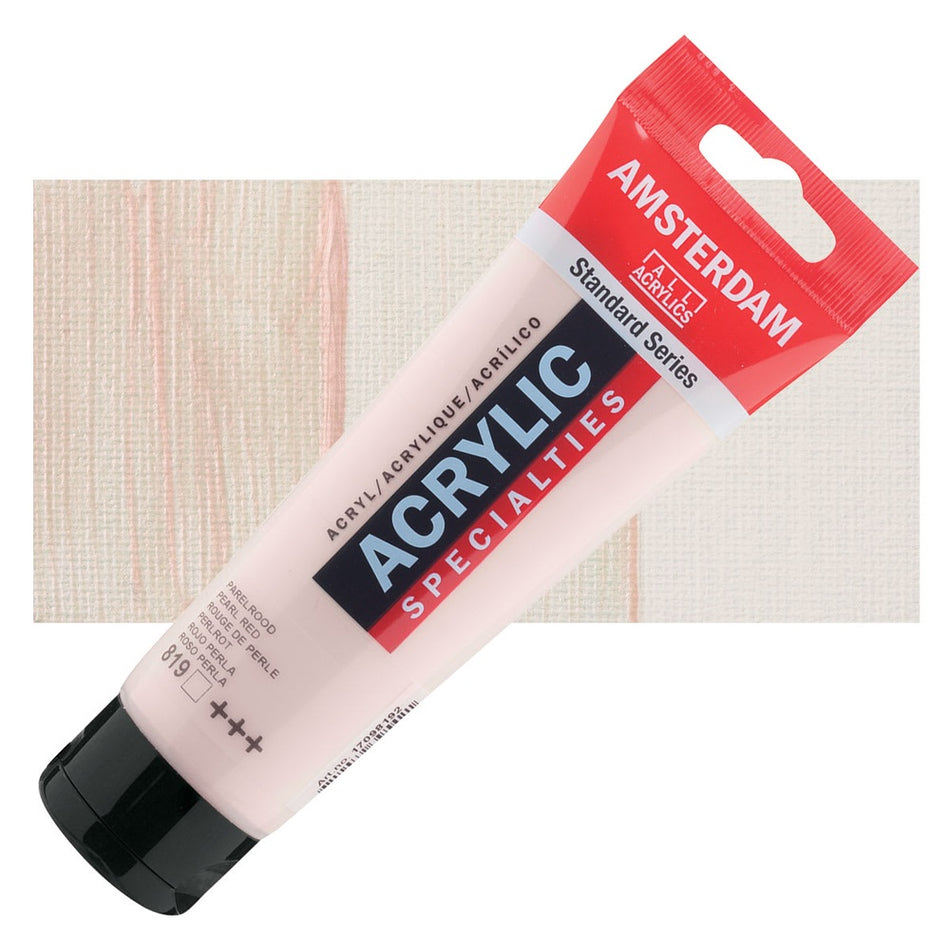 Royal Talens 00643-3743 Amsterdam Standard Series Acrylic - Pearl Red, 120 ml Tube