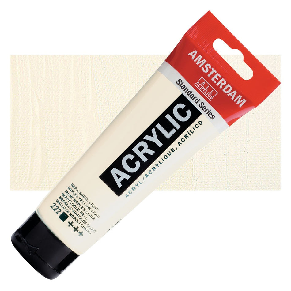 Royal Talens 00643-4793 Amsterdam Standard Series Acrylic - Naples Yellow Light, 120 ml Tube