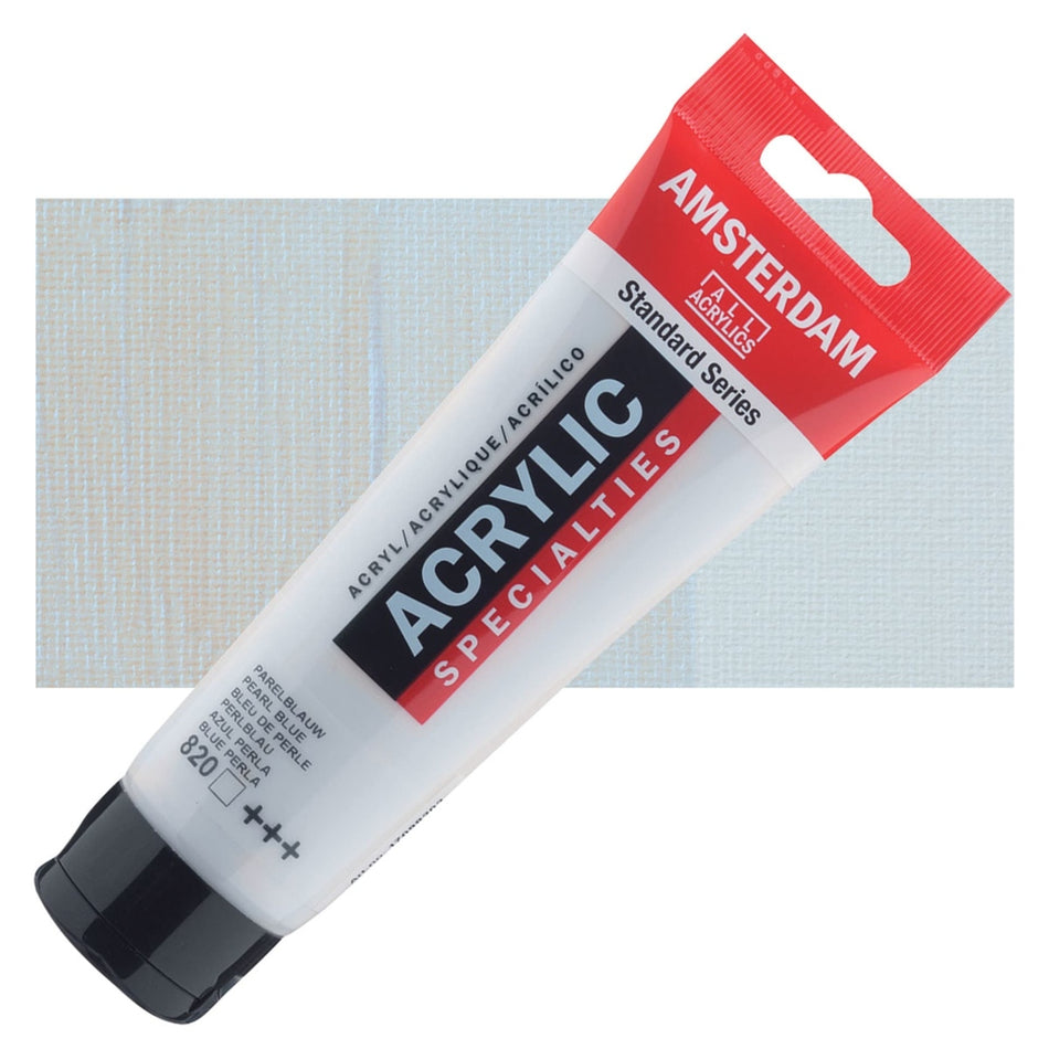 Royal Talens 00643-5443 Amsterdam Standard Series Acrylic - Pearl Blue, 120 ml Tube