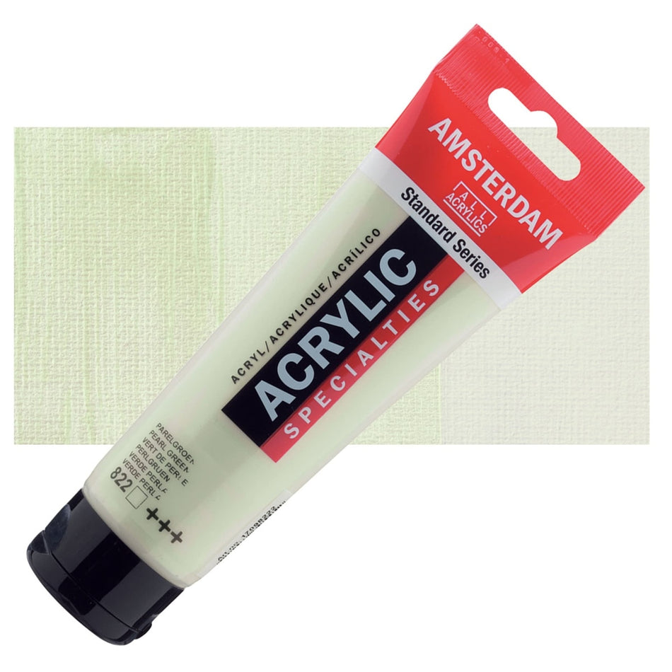 Royal Talens 00643-7543 Amsterdam Standard Series Acrylic - Pearl Green, 120 ml Tube