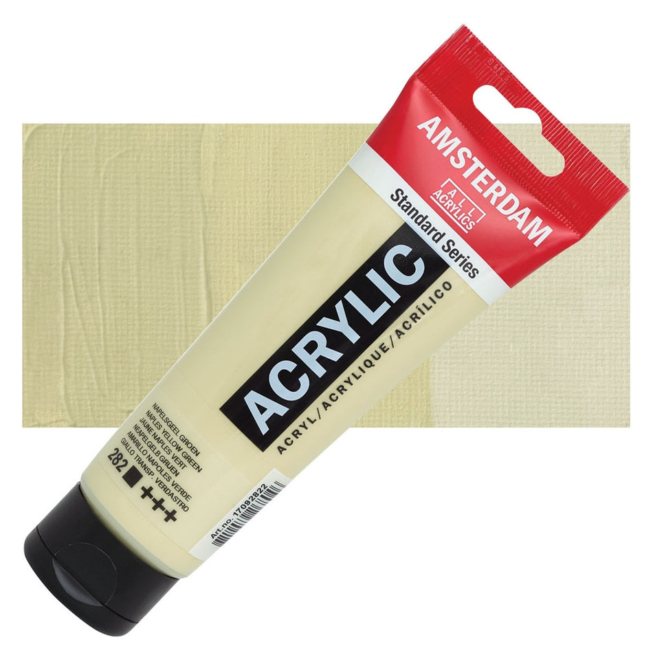 Royal Talens 00643-7933 Amsterdam Standard Series Acrylic - Naples Yellow Green, 120 ml Tube