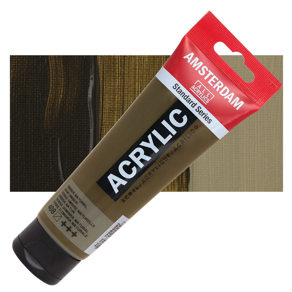 Royal Talens 00643-8073 Amsterdam Standard Series Acrylic - Raw Umber, 120 ml Tube