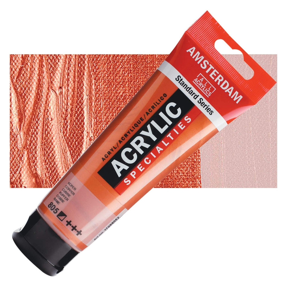 Royal Talens 00643-9513 Amsterdam Standard Series Acrylic - Copper, 120 ml Tube