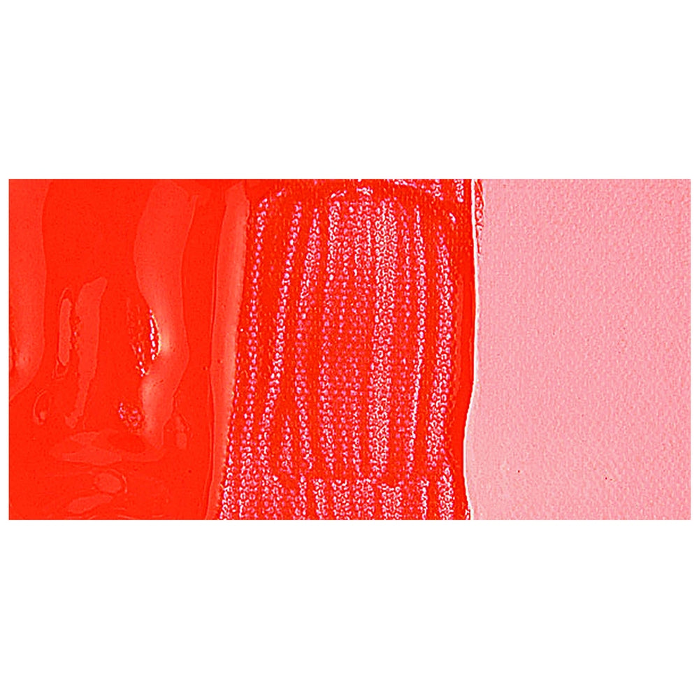 Blick Art Materials 00711-3718 Blickrylic Economy Acrylic Polymer - Fluorescent True Red, Half Gallon