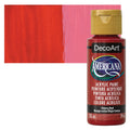 DecoArt 00769-3453 Americana Acrylic Colors, 2 fl. oz. Bottles, Cherry Red