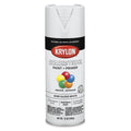Krylon K05580007 COLORmaxx Spray Paint, Semi-Gloss White, 12 oz.