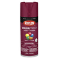 Krylon K05560007 COLORmaxx Spray Paint, Satin Burgundy, 12 oz.