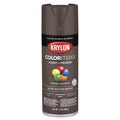Krylon K05569007 COLORmaxx Spray Paint, Satin Leather Brown, 12 oz.