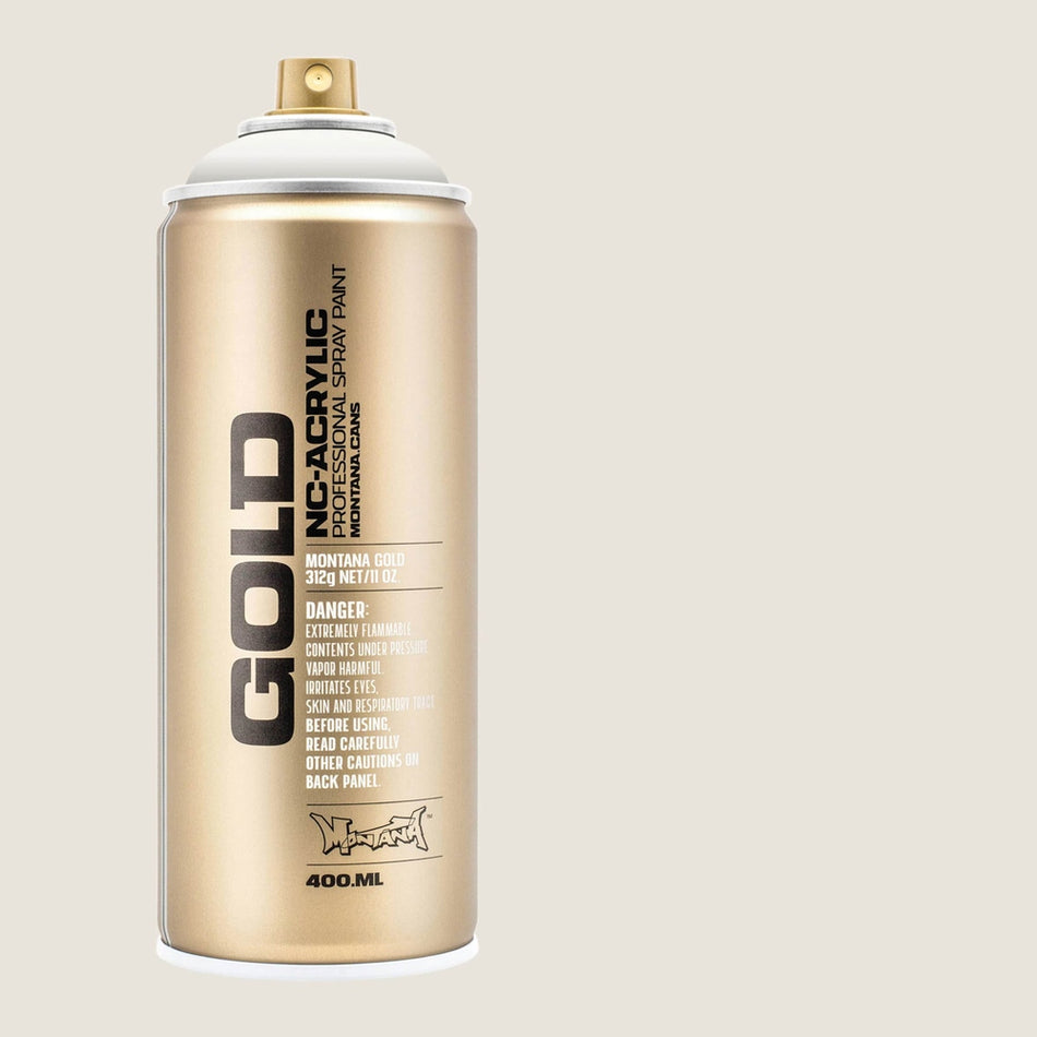 Montana-Cans 01425-1003 Montana Gold NC-Acrylic Professional Spray Paint - Ceramic, 400 ml Can
