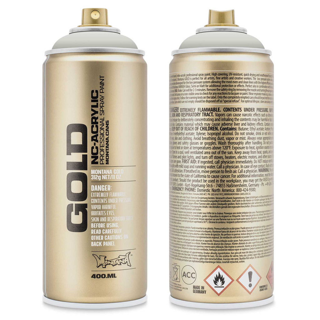 Montana-Cans 01425-1004 Montana Gold NC-Acrylic Professional Spray Paint - Buzzard, 400 ml Can