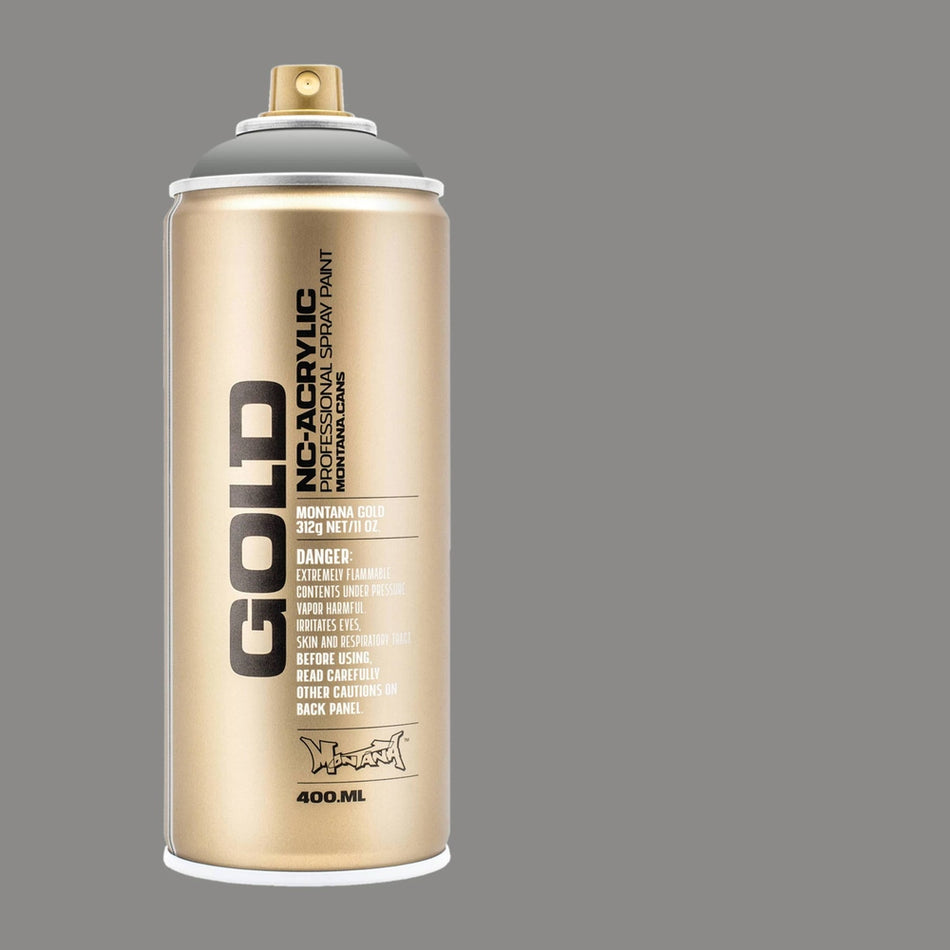 Montana-Cans 01425-1007 Montana Gold NC-Acrylic Professional Spray Paint - Meteorite, 400 ml Can