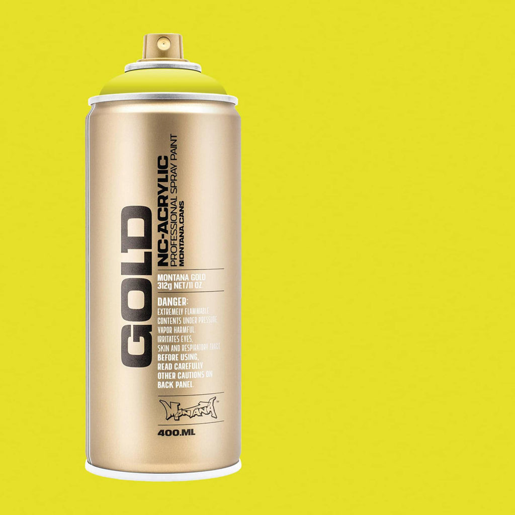 Montana-Cans 01425-1050 Montana Gold NC-Acrylic Professional Spray Paint - Poison Light, 400 ml Can