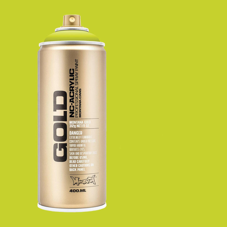 Montana-Cans 01425-1060 Montana Gold NC-Acrylic Professional Spray Paint - Poison, 400 ml Can