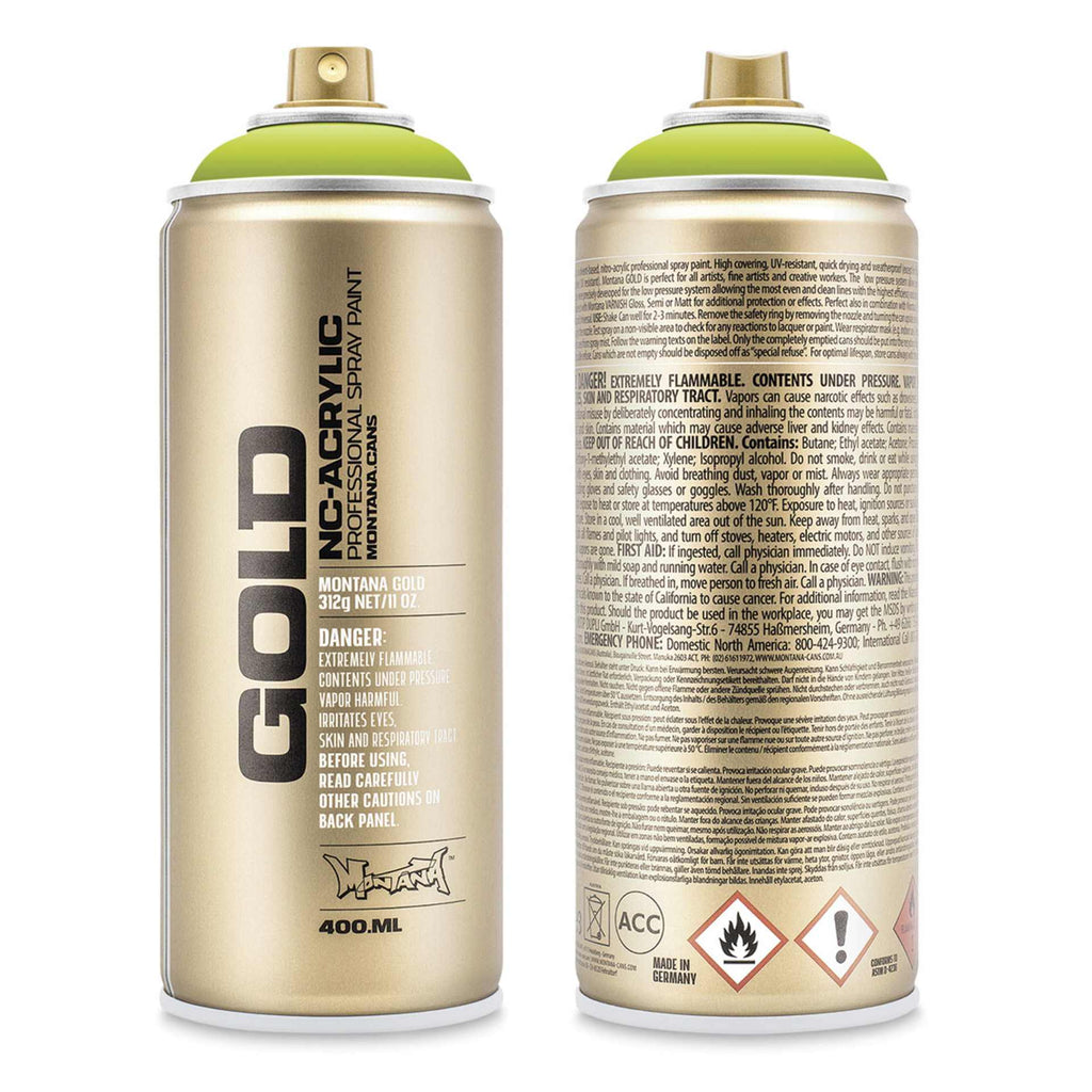 Montana-Cans 01425-1070 Montana Gold NC-Acrylic Professional Spray Paint - Poison Dark, 400 ml Can