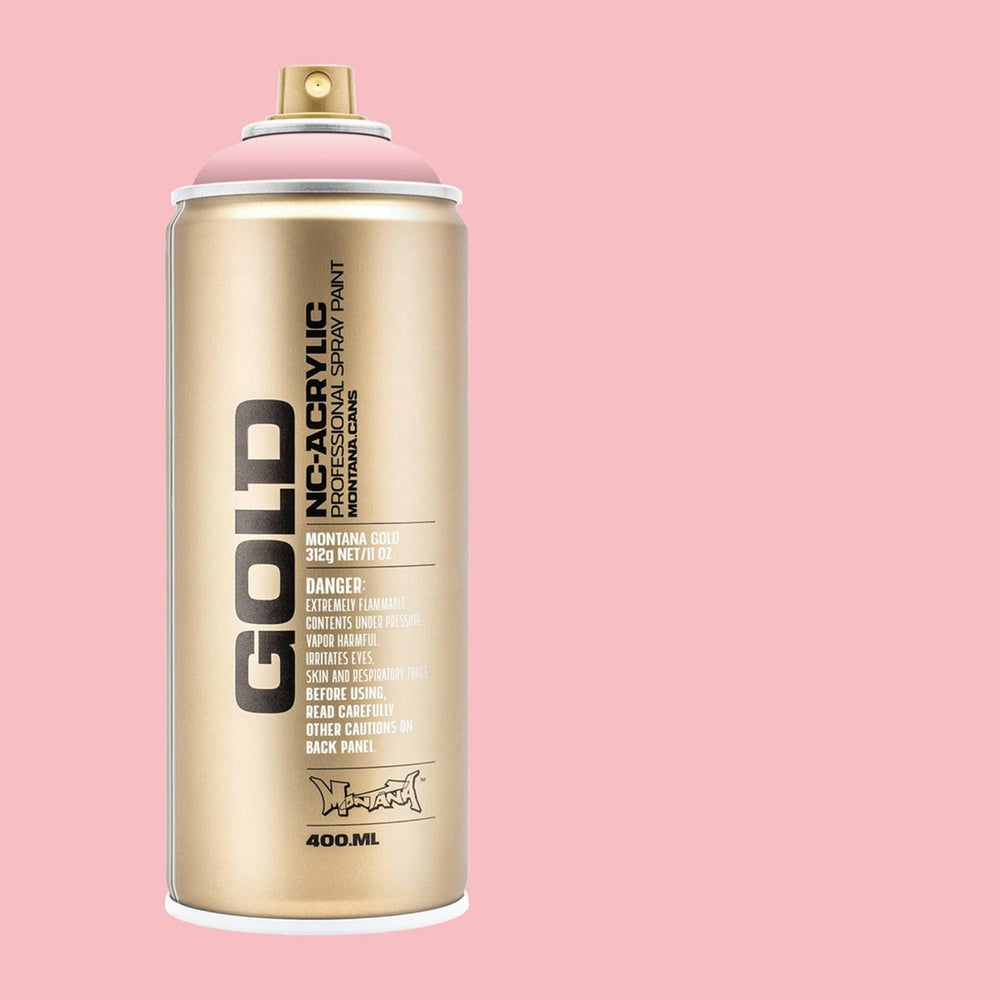 Montana-Cans 01425-1090 Montana Gold NC-Acrylic Professional Spray Paint - Lychee, 400 ml Can