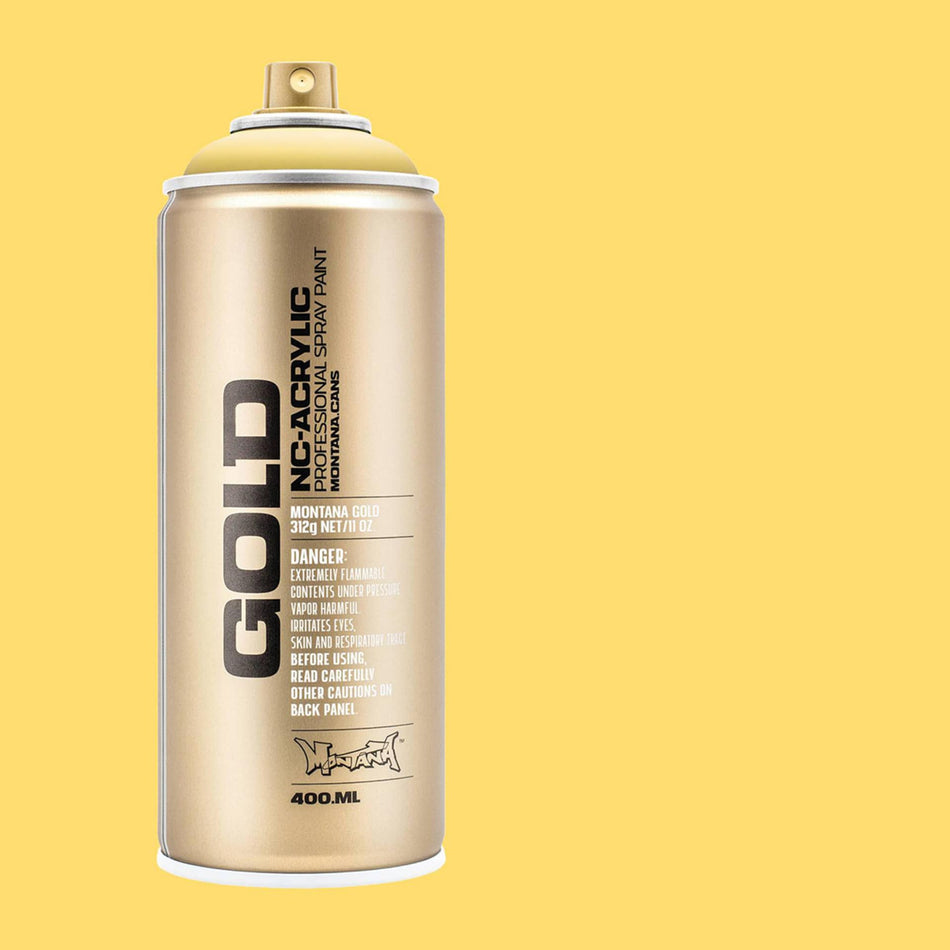 Montana-Cans 01425-1550 Montana Gold NC-Acrylic Professional Spray Paint - Pudding, 400 ml Can