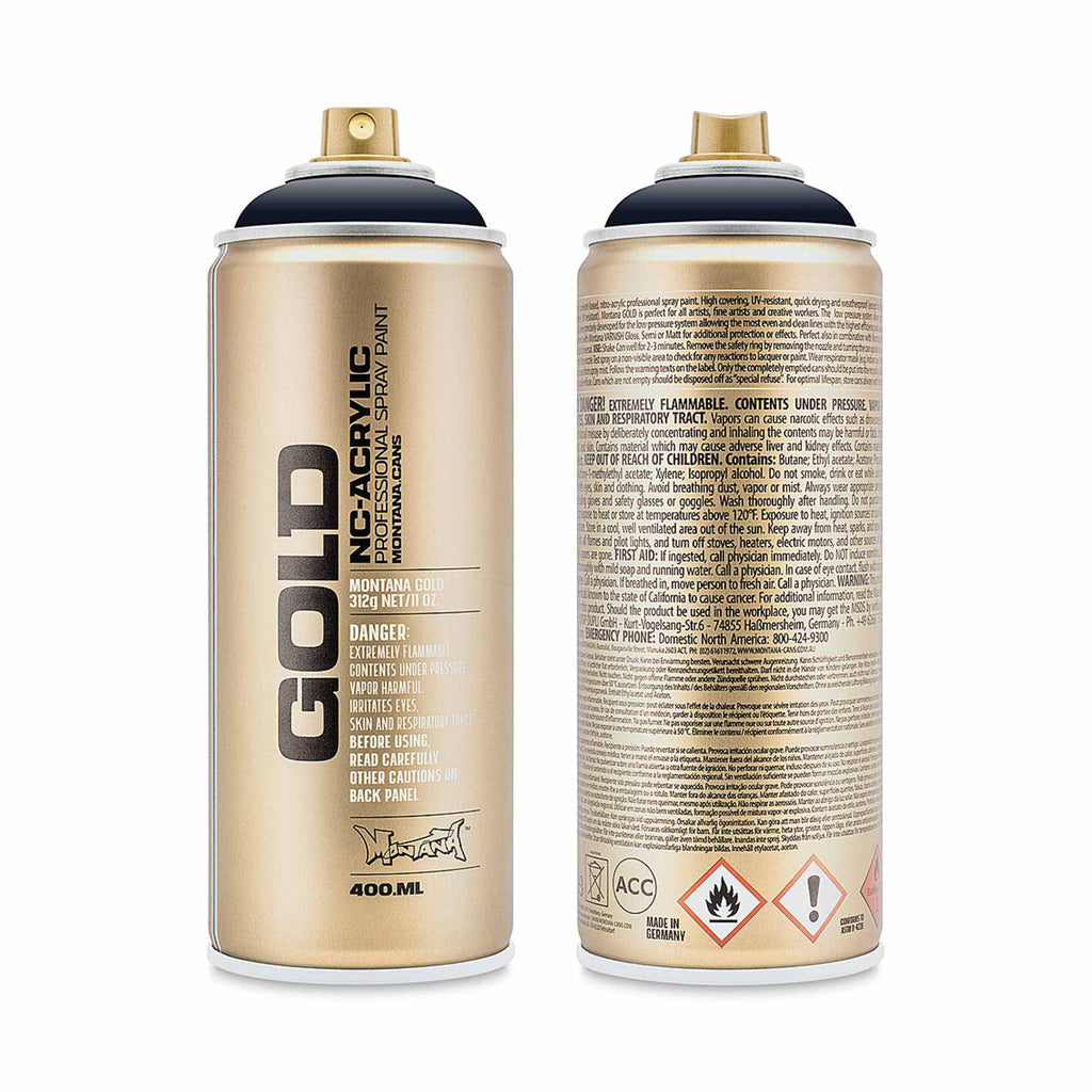 Montana-Cans 01425-1810 Montana Gold NC-Acrylic Professional Spray Paint - Cassis, 400 ml Can