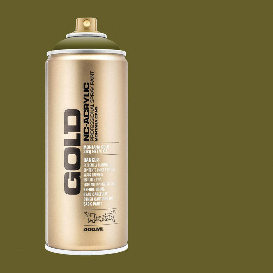 Montana-Cans 01425-1880 Montana Gold NC-Acrylic Professional Spray Paint - Reed, 400 ml Can