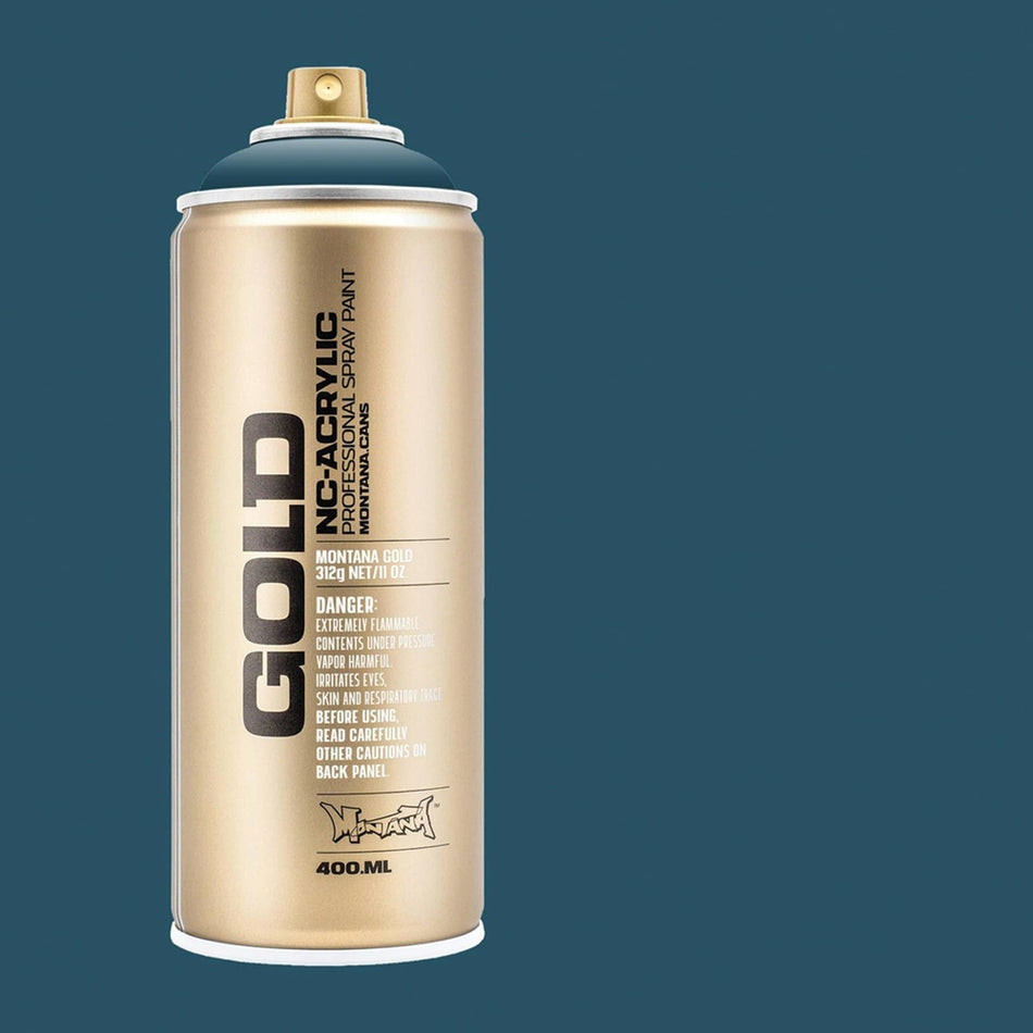 Montana-Cans 01425-2090 Montana Gold NC-Acrylic Professional Spray Paint - Fjord, 400 ml Can