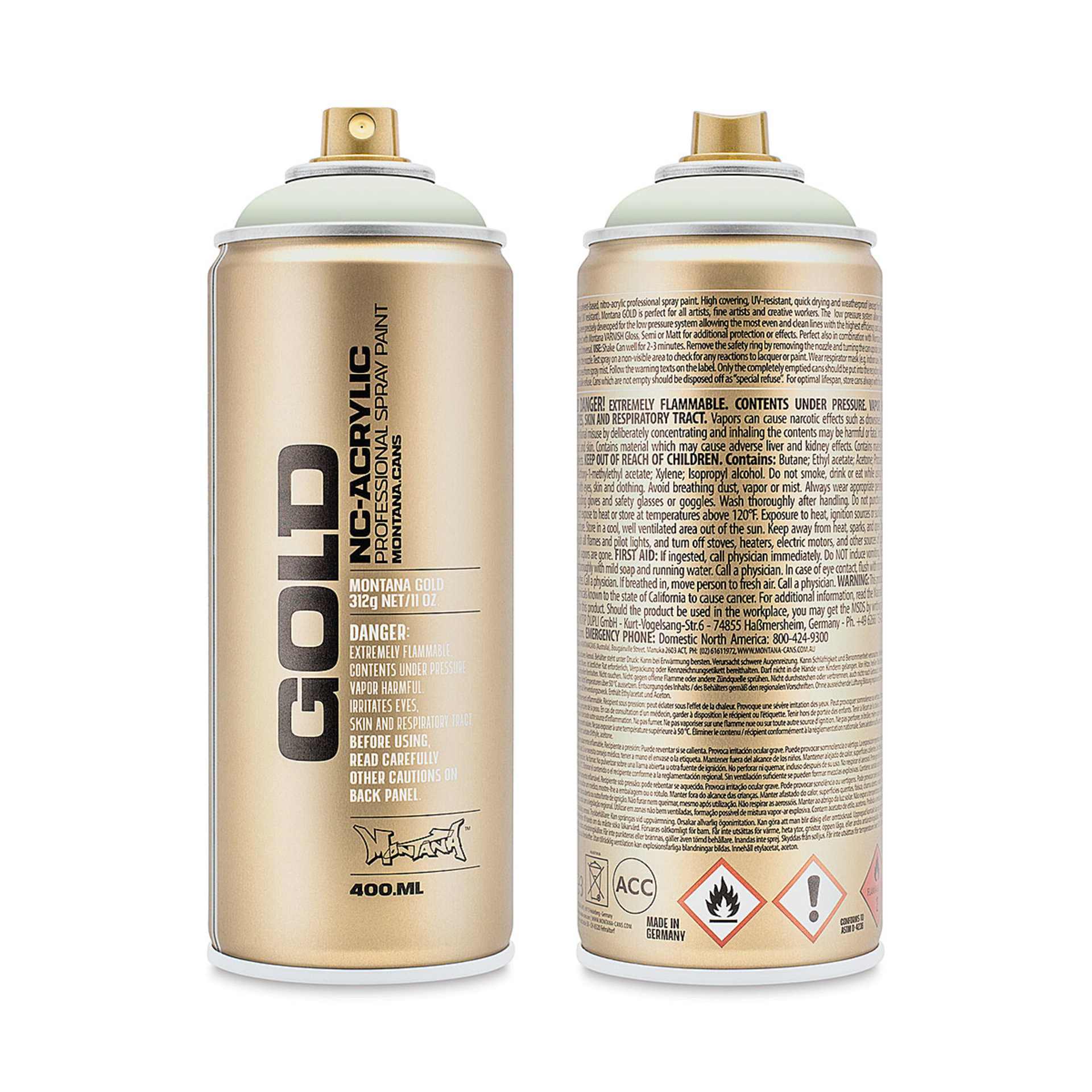Montana-Cans 01425-2170 Montana Gold NC-Acrylic Professional Spray Paint - Liberty, 400 ml Can