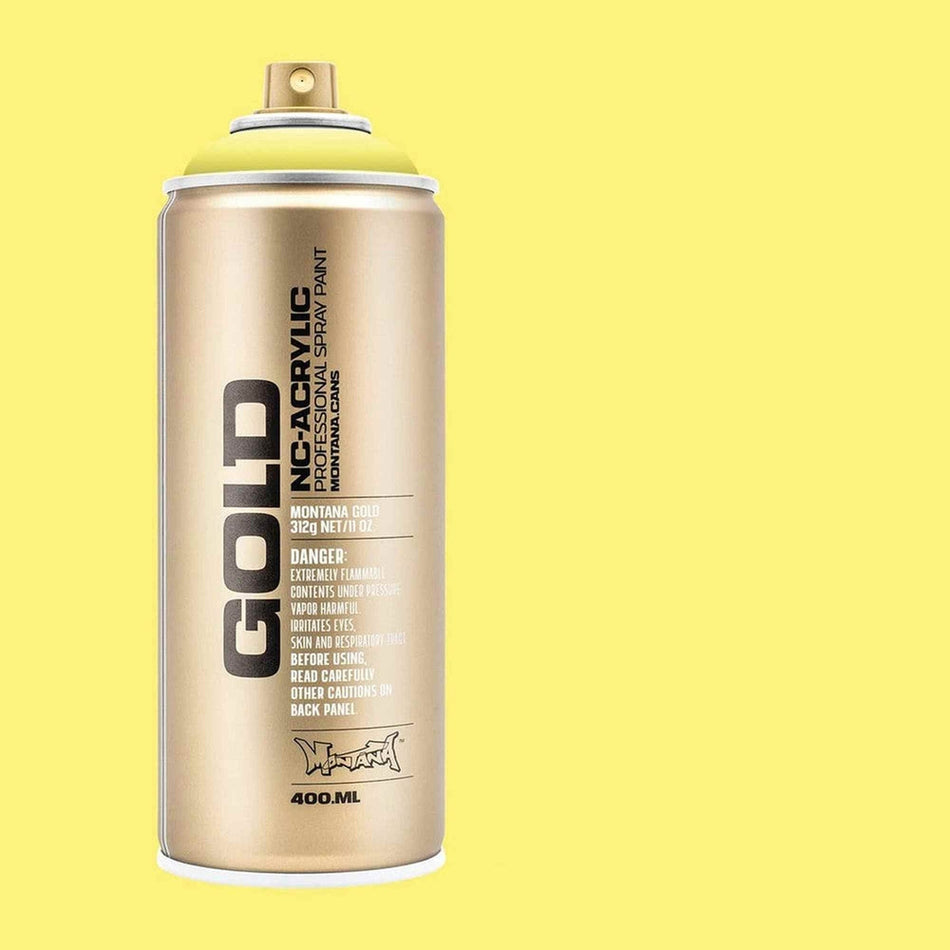Montana-Cans 01425-2900 Montana Gold NC-Acrylic Professional Spray Paint - Butta, 400 ml Can