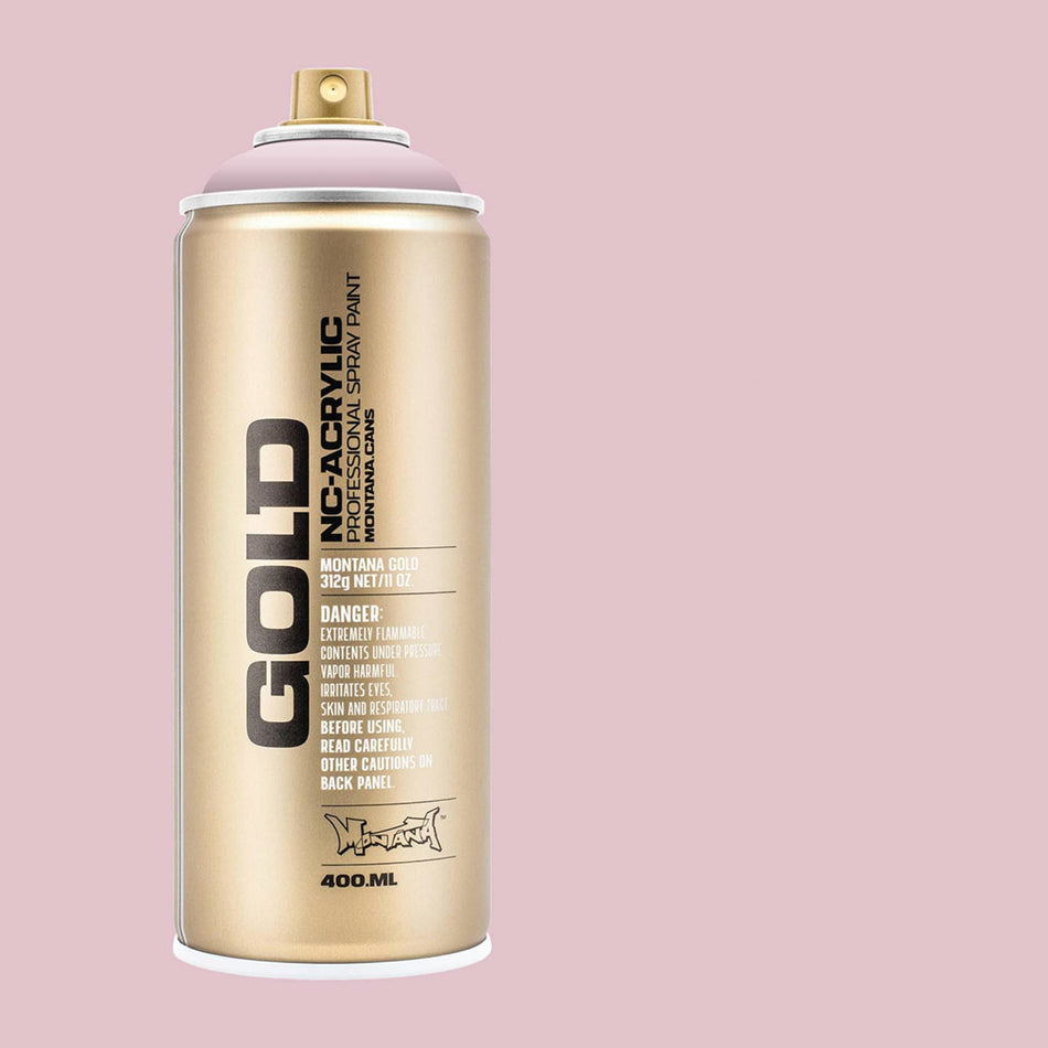 Montana-Cans 01425-3050 Montana Gold NC-Acrylic Professional Spray Paint - Pale Pink, 400 ml Can