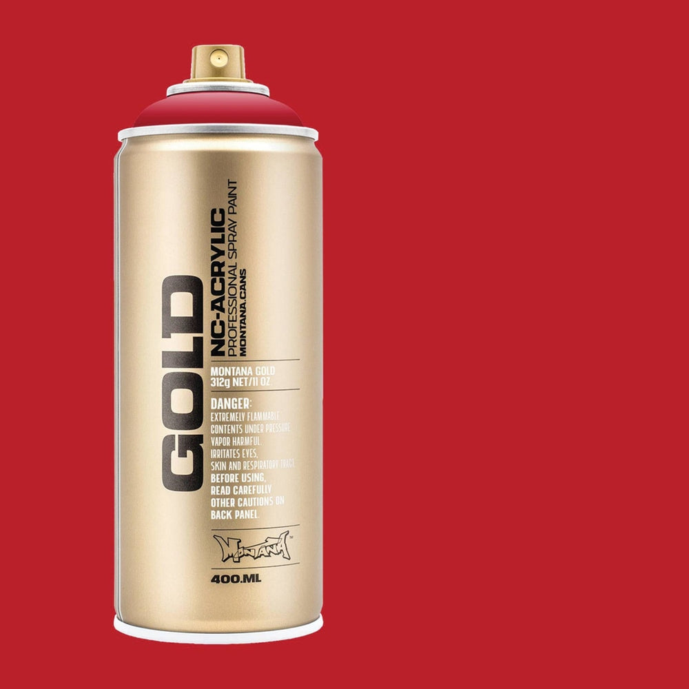 Montana-Cans 01425-3090 Montana Gold NC-Acrylic Professional Spray Paint - Ketchup, 400 ml Can