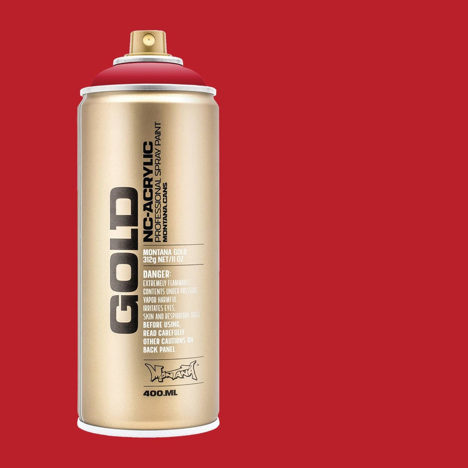 Montana-Cans 01425-3090 Montana Gold NC-Acrylic Professional Spray Paint - Ketchup, 400 ml Can
