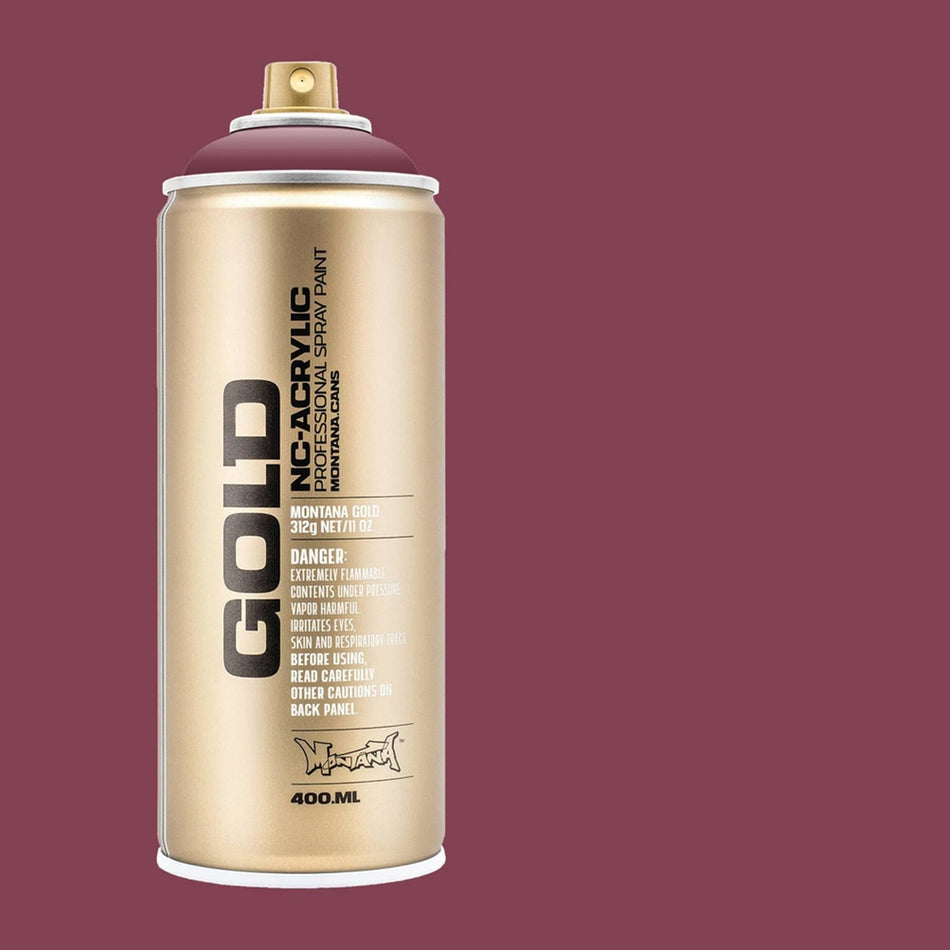 Montana-Cans 01425-3100 Montana Gold NC-Acrylic Professional Spray Paint - Ancient Pink, 400 ml Can
