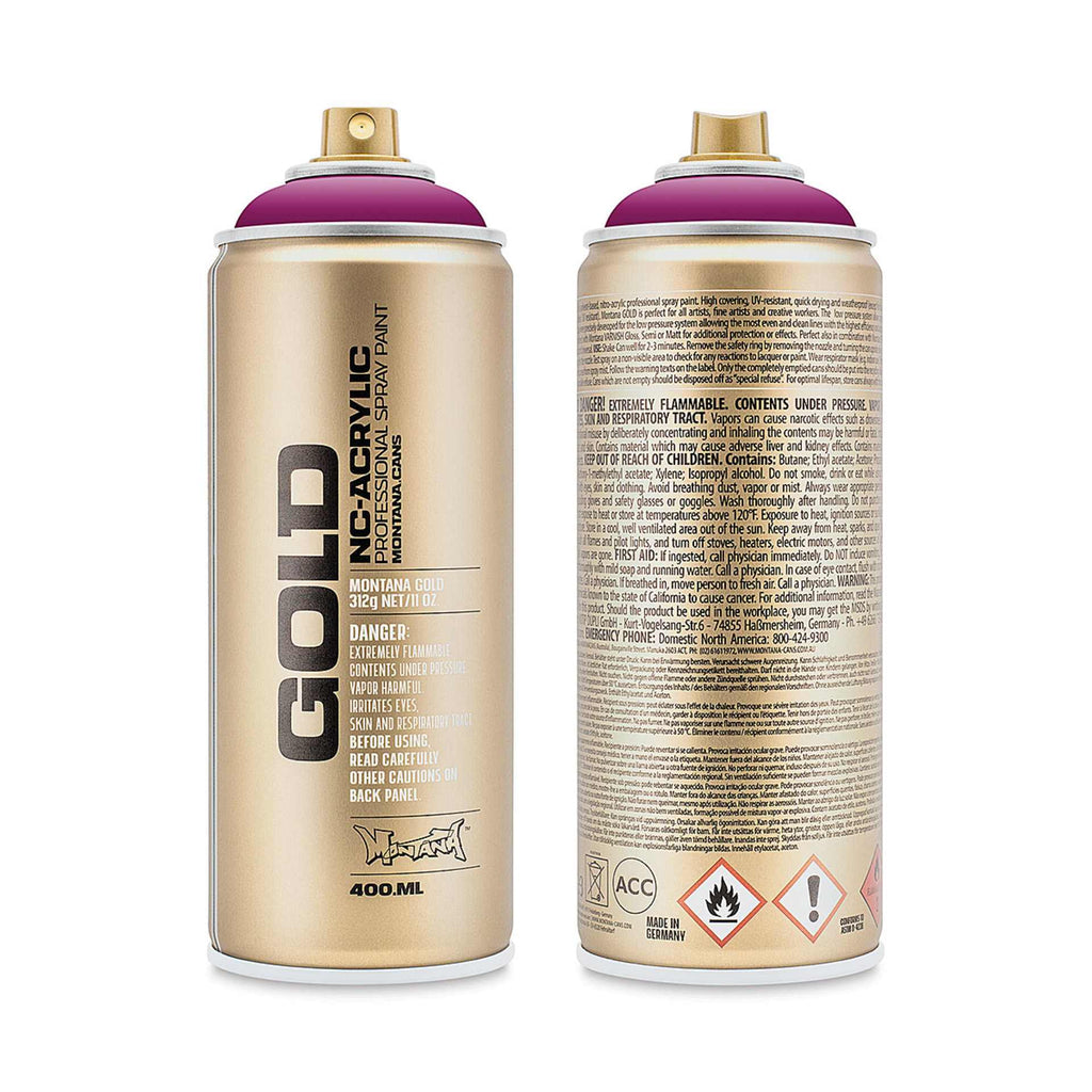 Montana-Cans 01425-3450 Montana Gold NC-Acrylic Professional Spray Paint - Cherry Blossom, 400 ml Can
