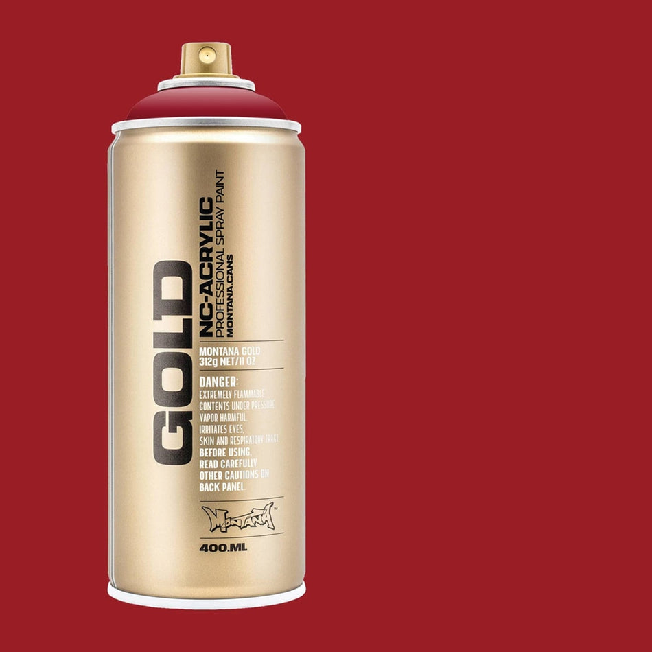 Montana-Cans 01425-3740 Montana Gold NC-Acrylic Professional Spray Paint - Brick, 400 ml Can