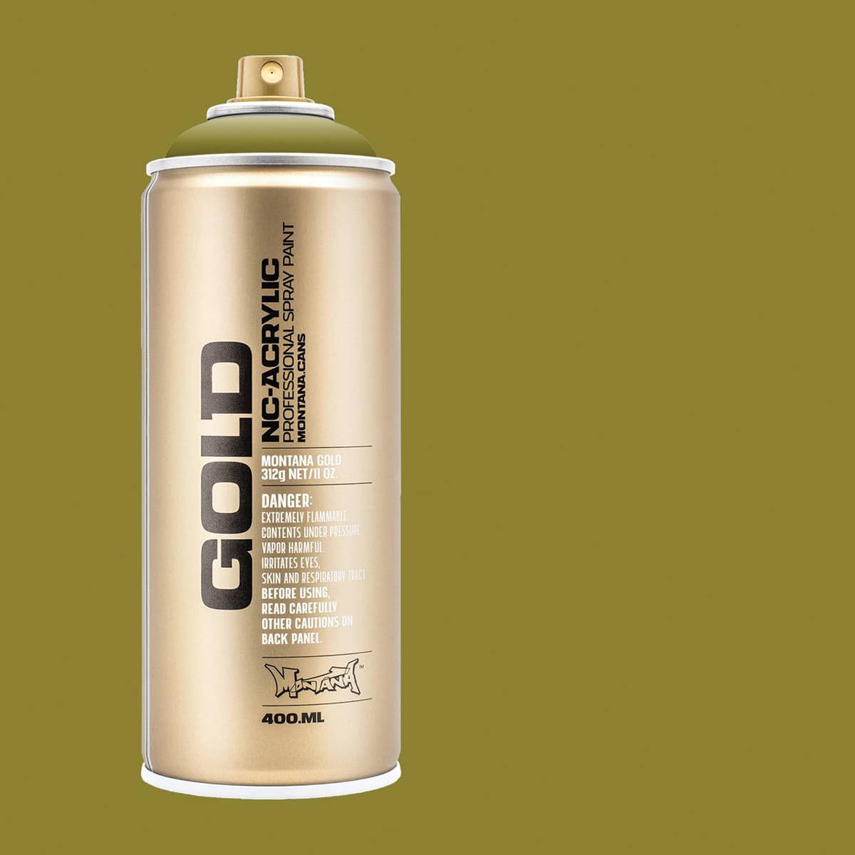 Montana-Cans 01425-3980 Montana Gold NC-Acrylic Professional Spray Paint - Pepperoni Hot, 400 ml Can