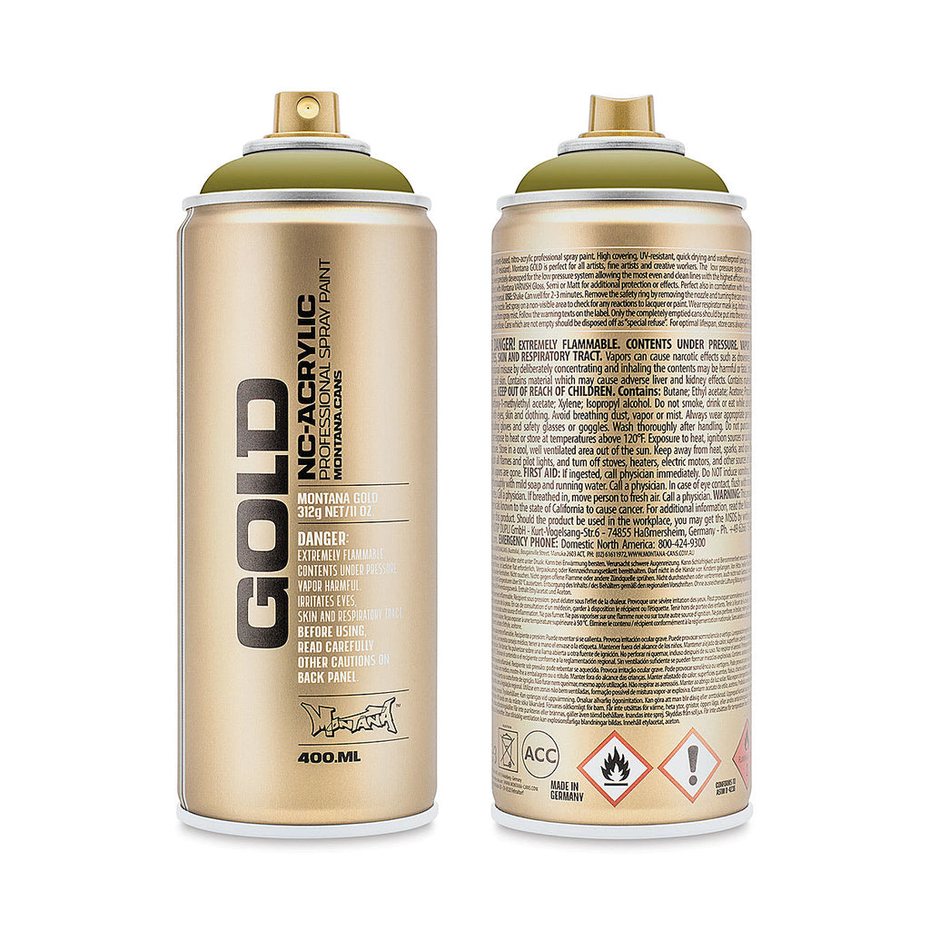Montana-Cans 01425-3980 Montana Gold NC-Acrylic Professional Spray Paint - Pepperoni Hot, 400 ml Can