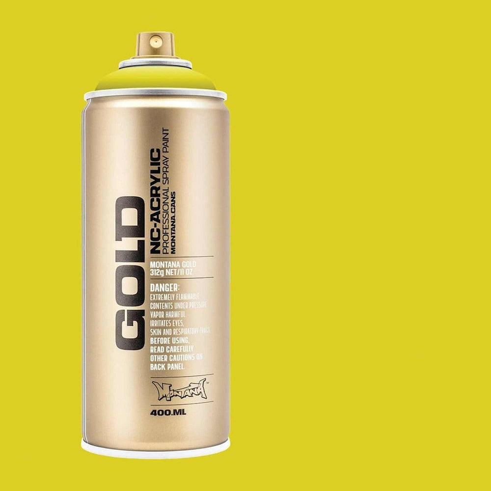 Montana-Cans 01425-4330 Montana Gold NC-Acrylic Professional Spray Paint - Banana Joe, 400 ml Can