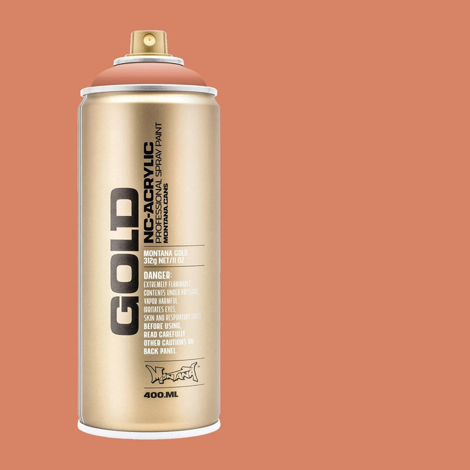 Montana-Cans 01425-4610 Montana Gold NC-Acrylic Professional Spray Paint - Dirty Apricot, 400 ml Can